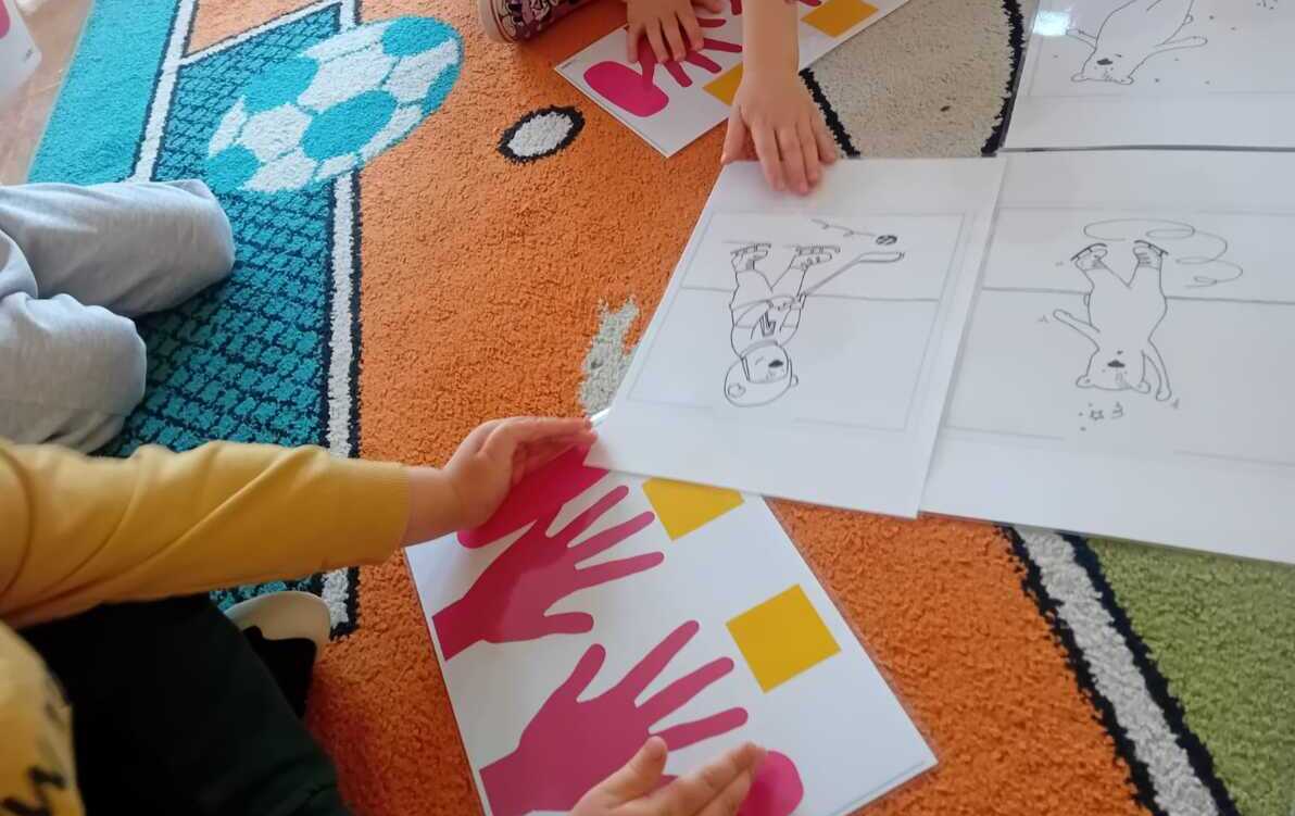 Zdjęcie do Zajęcia z J. angielskiego w ramach projektu Przedszkolak Q-Przyszłości